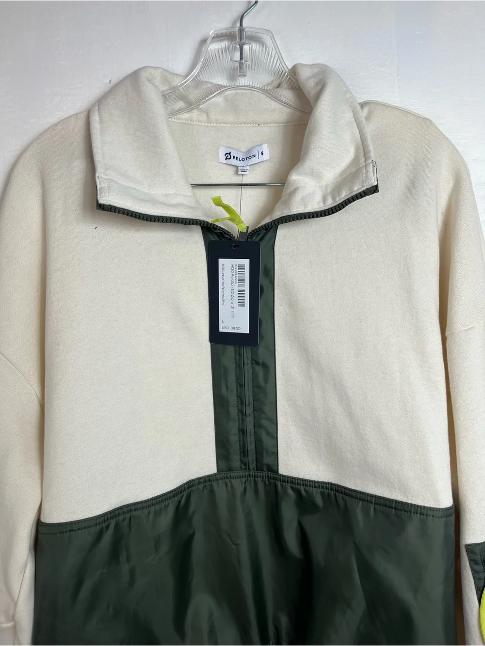 Peloton Women’s H120 1/2 Zip With Trim Sweatshirt Size S